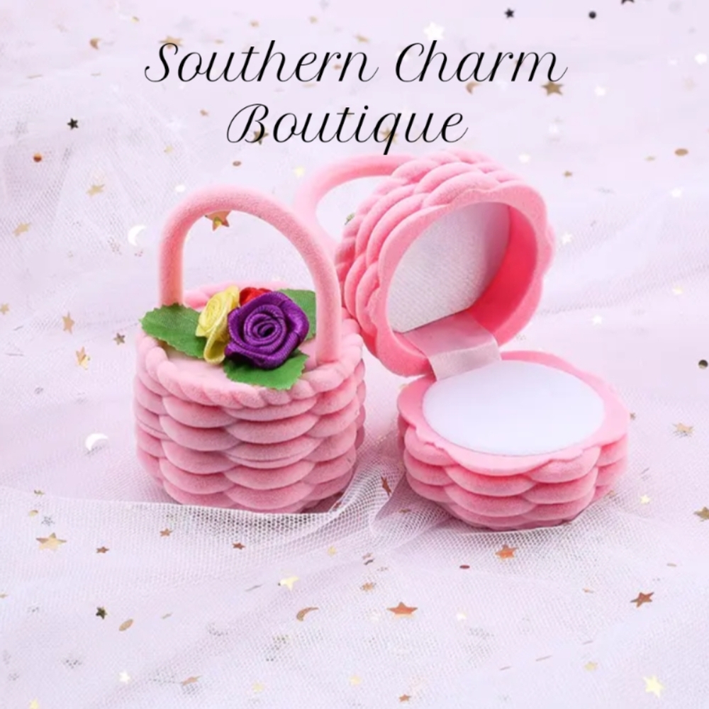 🆕 Wildflower Basket Jewelry Box
